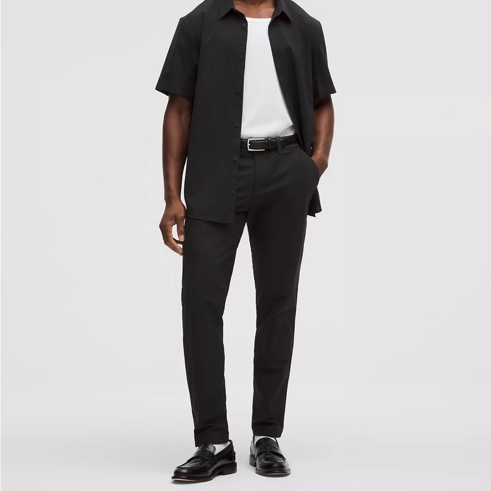 NWT LULULEMON ABC Slim-Fit Trouser 28L Warpstreme Size 36 Black 6065